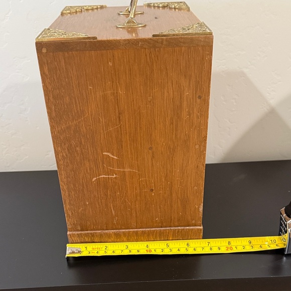 Wooden Jewelry Box with 4 Drawers with Handles - Picture 3 of 15